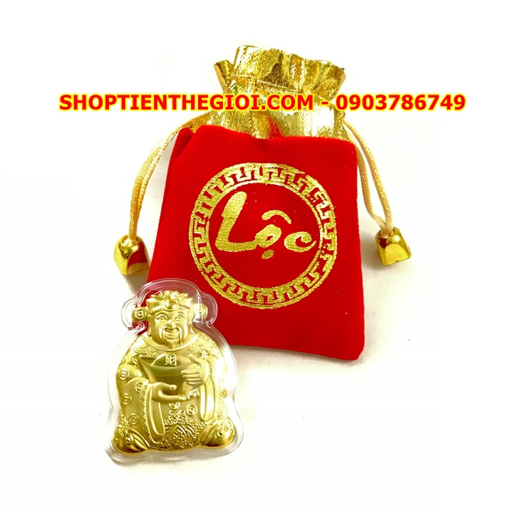 Ông Thần Tài Mạ Vàng Tặng Túi Gấm LỘC - SP005427